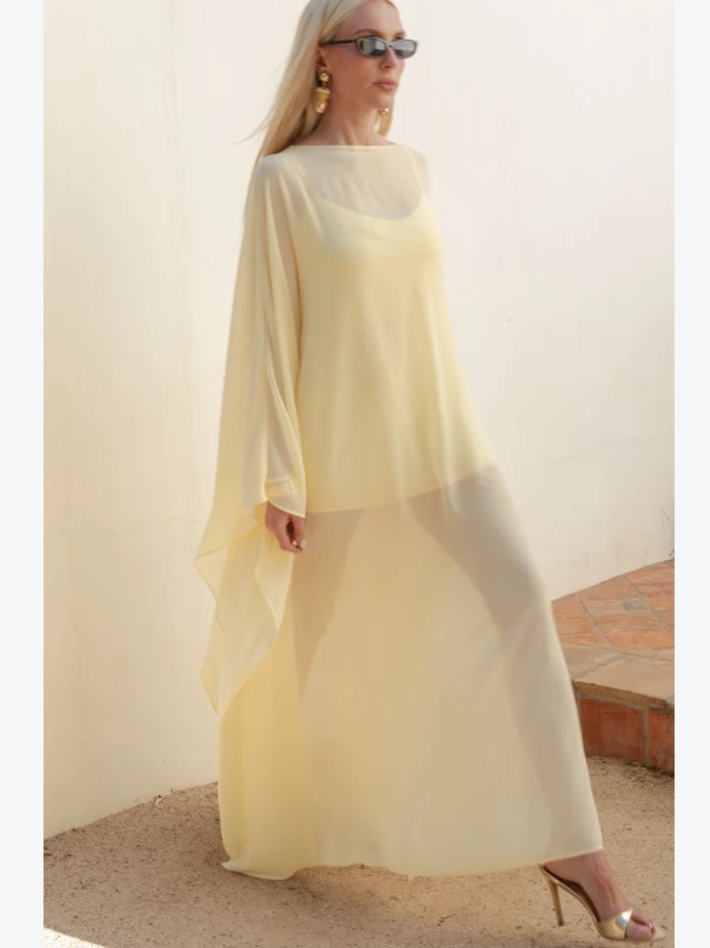 Show Me Your Mumu Olsen Cape Maxi Dress